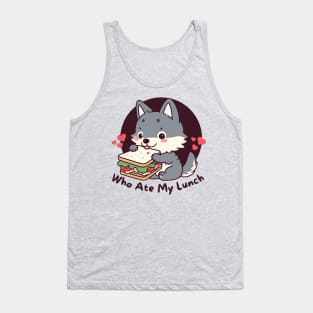 Sandwich wolf Food puns Tank Top